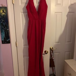 Deep red Prom Dress